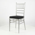 Silver Tiffany Chairs - White or Black Cushion Options