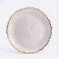 Silver Scalloped Charger Plate