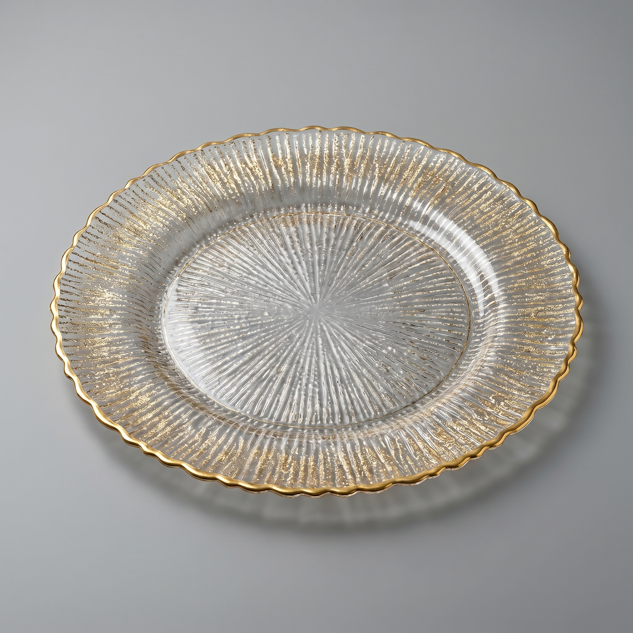 Golden Radiance Charger Plates