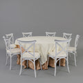 Round Table with Linen